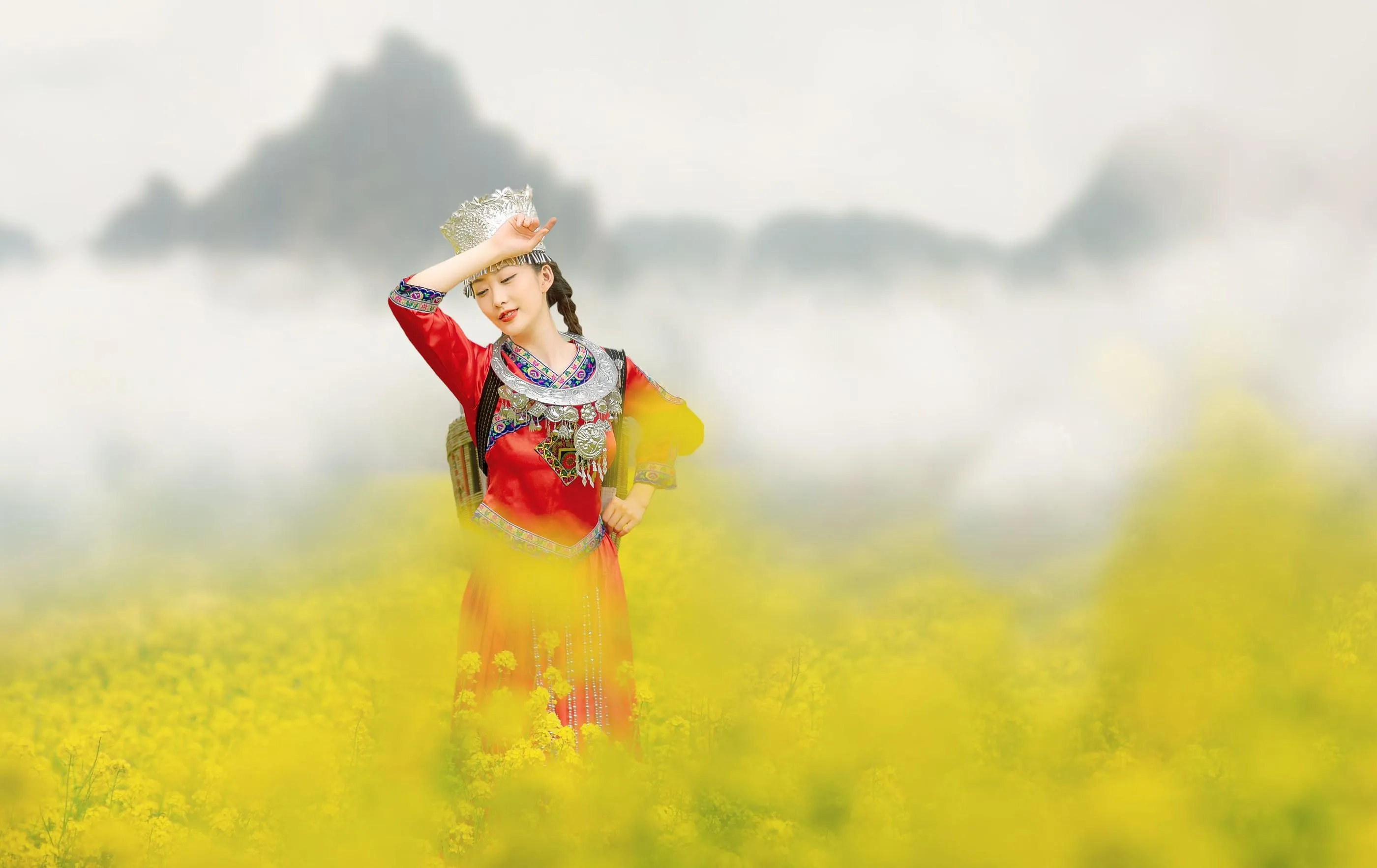 [YITUYU艺图语]2021.11.09 油菜花开 如意 [33P]插图9